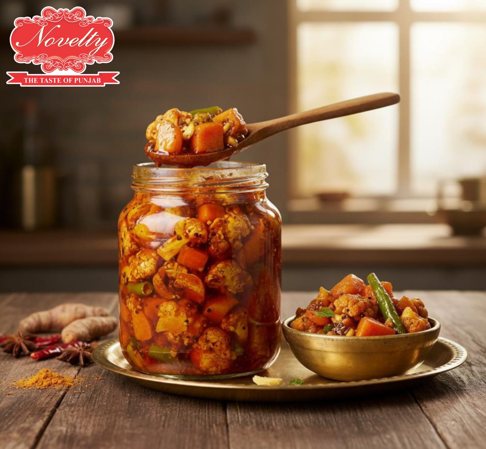 Gajar Gobhi Shalgam Achar (Indian Pickle Recipe)