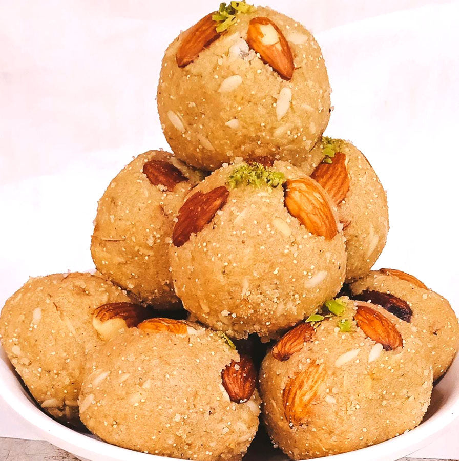 Homemade Atta Ladoo