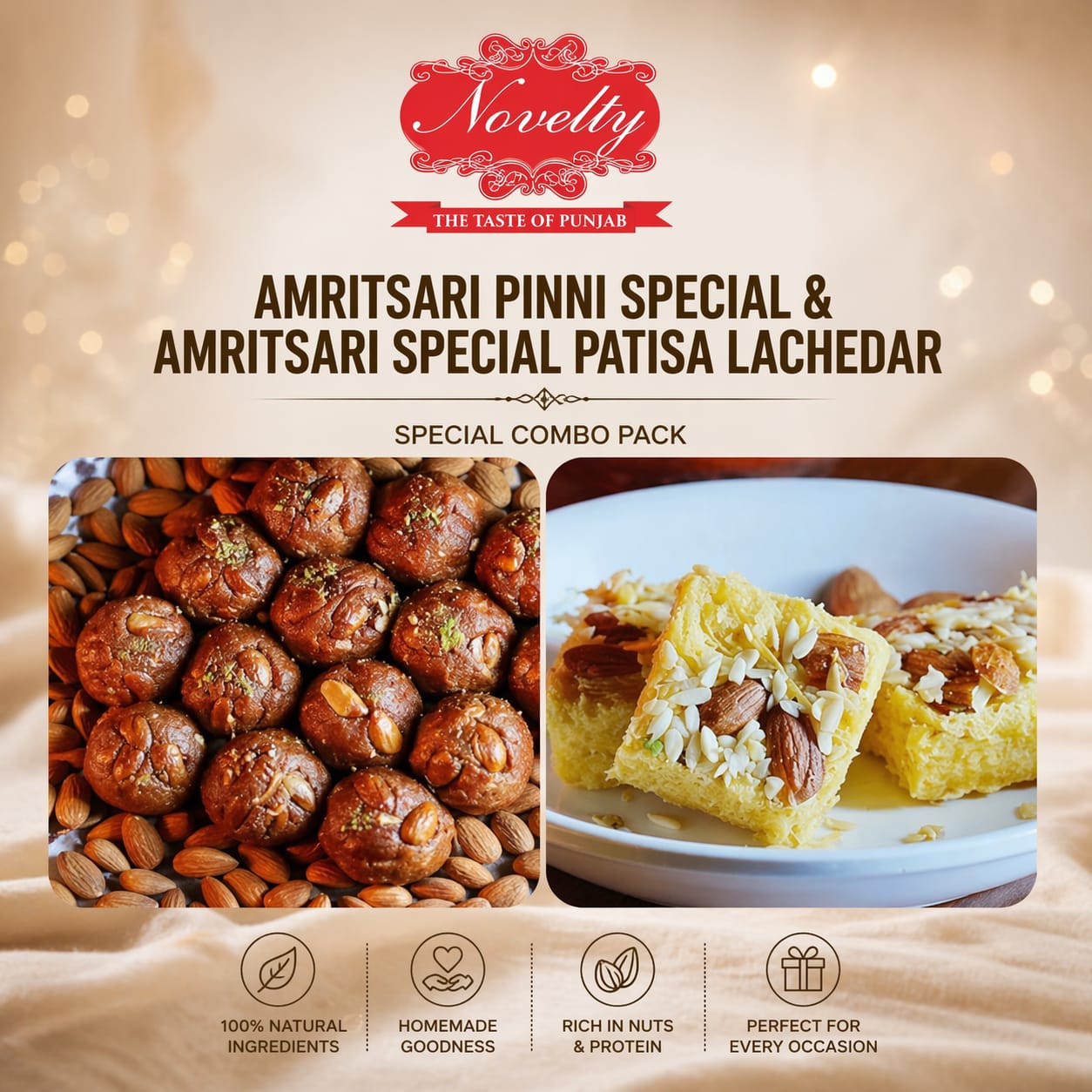 Special Pinni and Patisa Lachedar Combo Pack