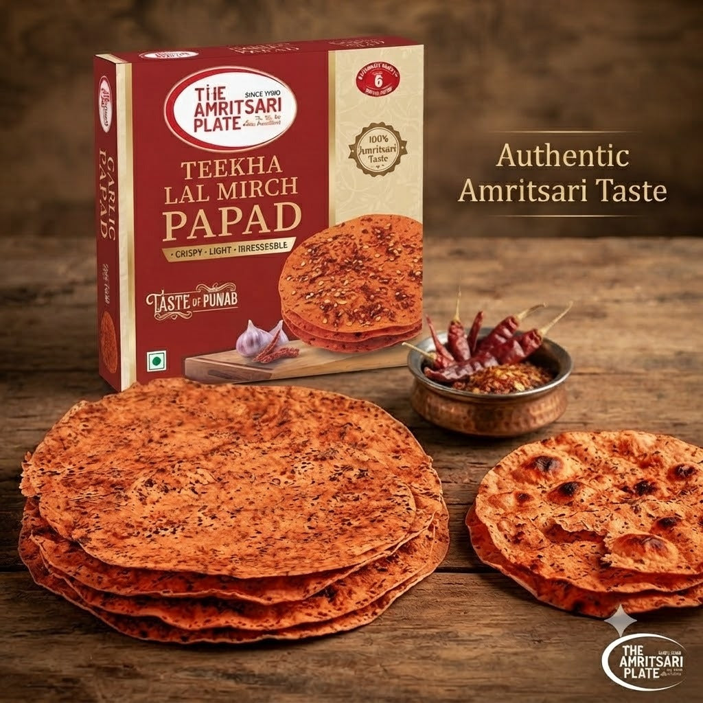 Teekha Lal Mirch Papad