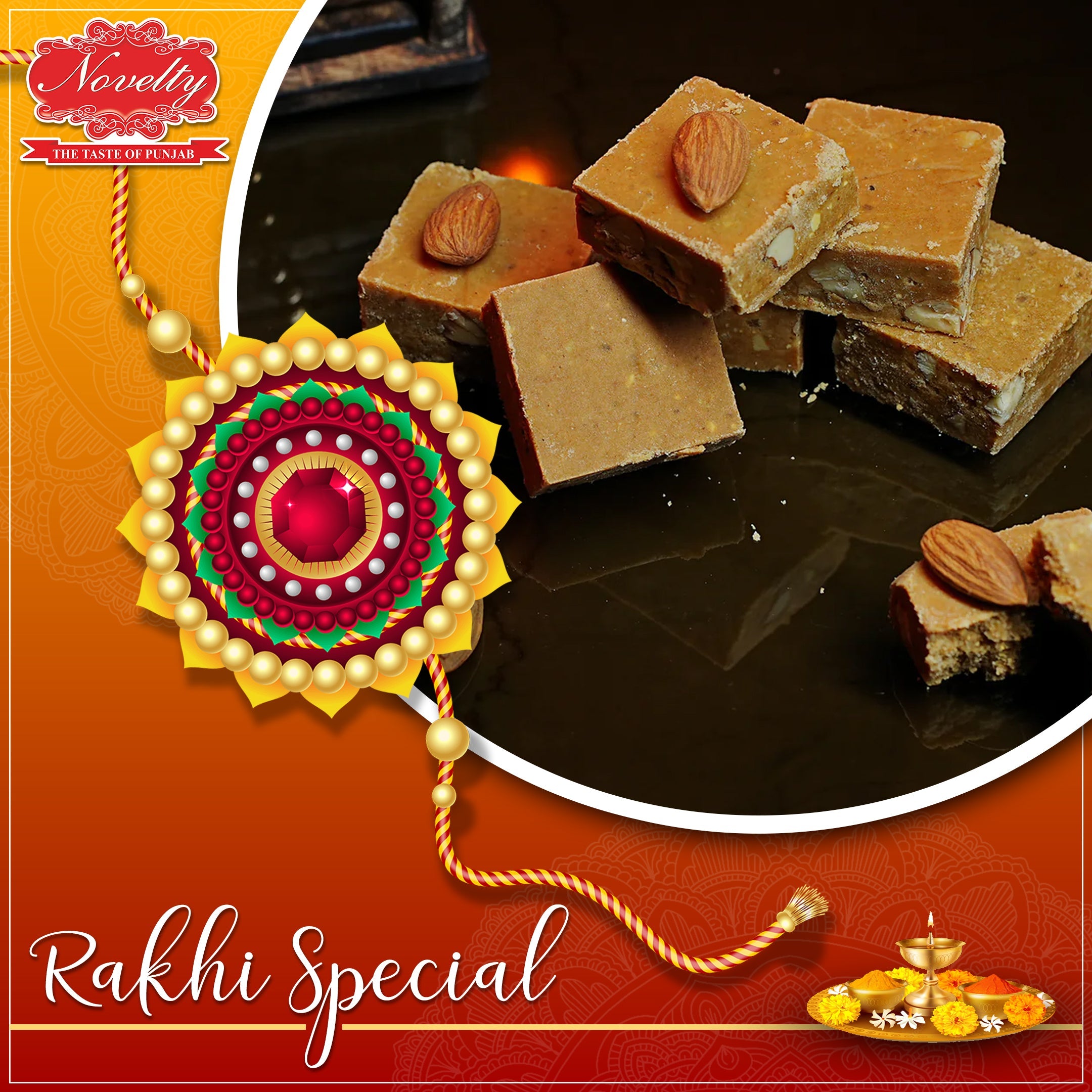Rakhi Special Roasted Channa Burfi Pack